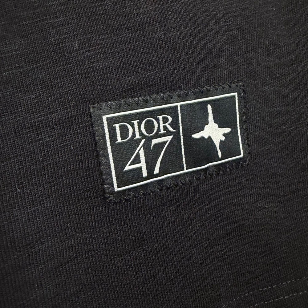 DIOR MEN'S 47 BLACK LEWIS HAMILTON EDITION T-SHIRT SIZE LARGE REGULAR EXCELLENT - Picture 8 of 9